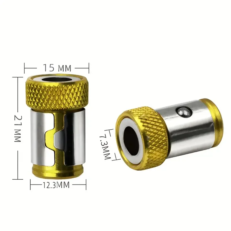 1pc Magnetic Bit Holder Alloy Electric Magnetic Ring Screwdriver Bit Non-slip Anti-Corrosion Magnet Ring For Phillip Bit