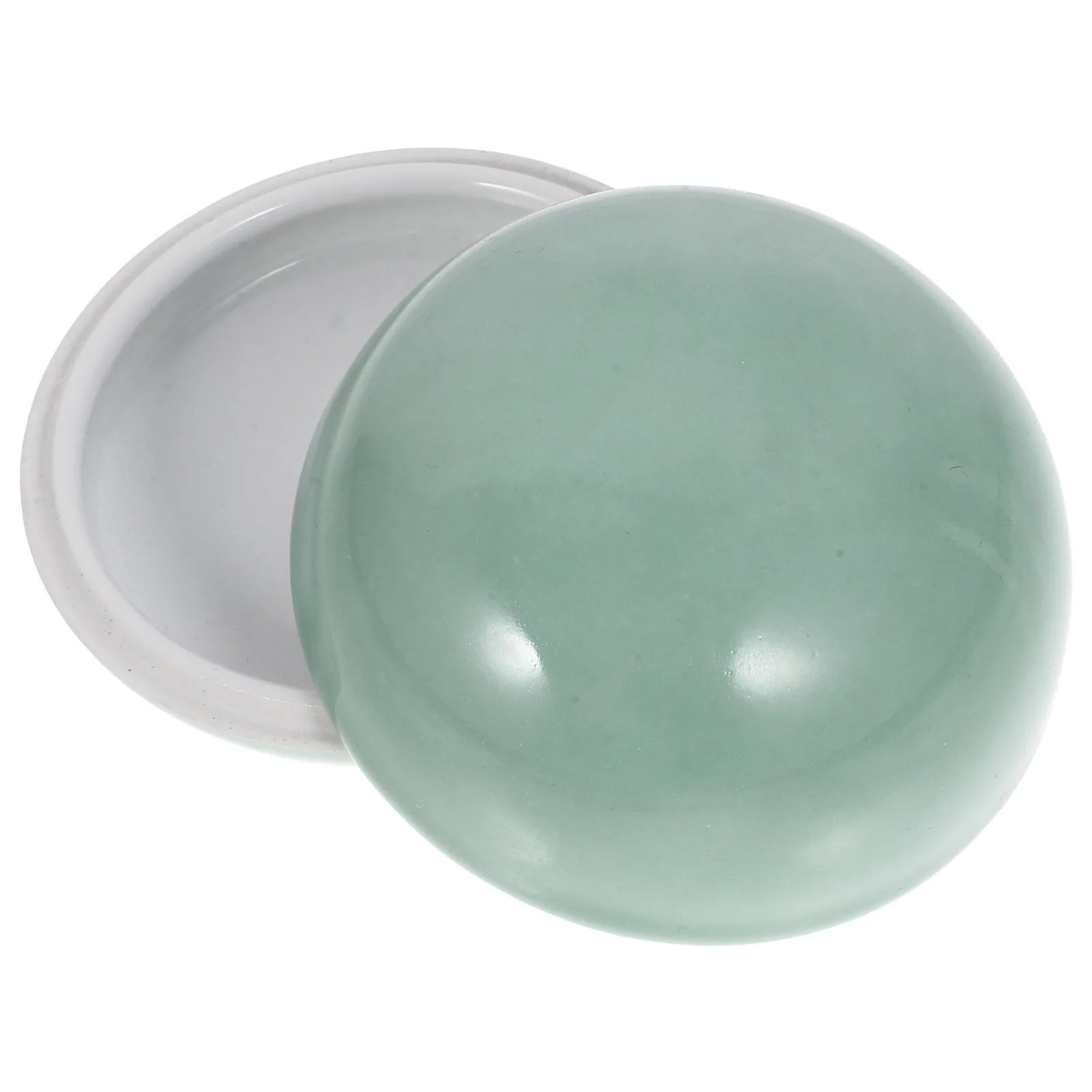 

Porcelain Inkpad Generous Design Durable Seal Carving Paste Container for Calligraphy Use Paste Box