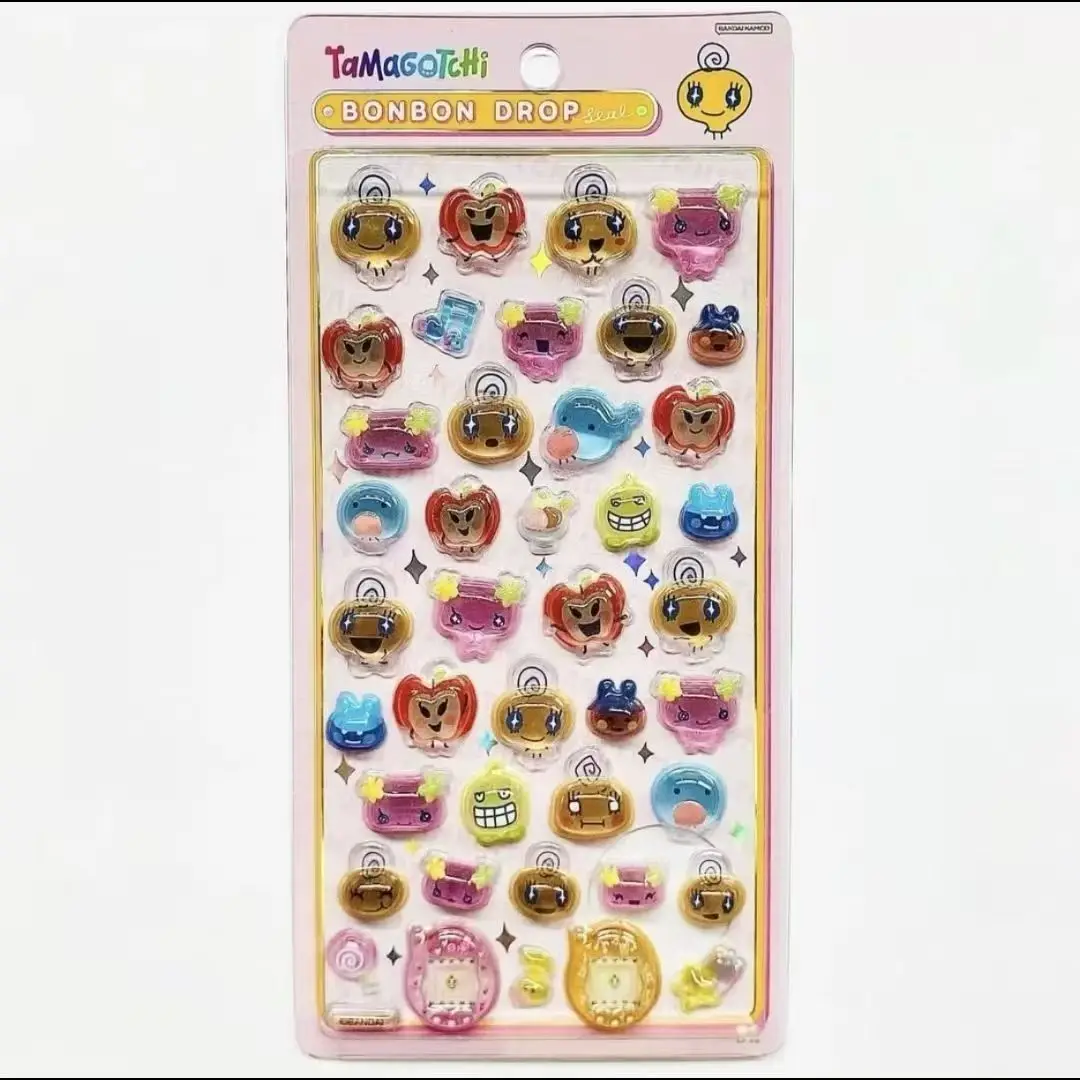 ** NOVO Anime Hellokitty Kuromi Cinnamoroll Adesivos 3D Transparente Jelly Crystal Adesivo Decorativo Capa de Telefone DIY Brinquedo Infantil.