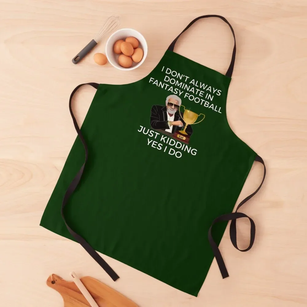 Fantasy Football Champion Design Apron For Man women's work Apron