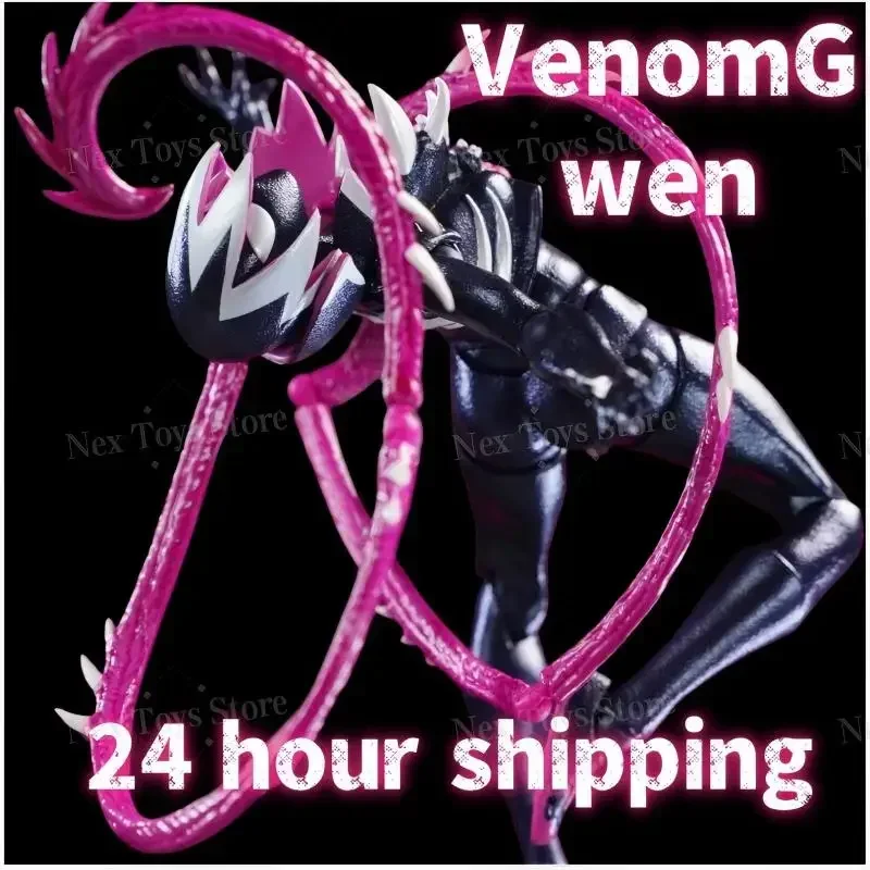 

New Venom Gwen Action Figures Anime Figurine Kaiyodo Amazing Yamaguchi Revoltech Statue Doll Kids Toys Christmas Gifts IN stock