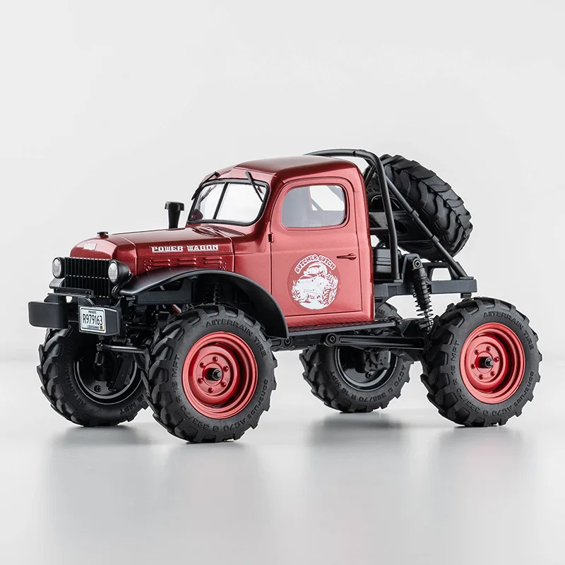 Fms-パワーメルセデスRCクローラーモデルバギーカー、fcx24、4wd、車、砂砂漠のトラック、汚れの道、おもちゃのギフト、1:24