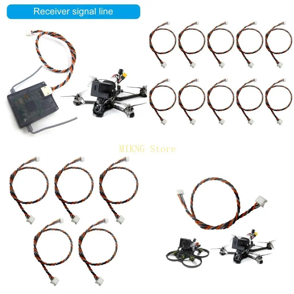 سلك إشارة استقبال 18 سم لاستقبال quadcopter خط النحاس السلك ثلاثي الألوان يعزز انتقال أفضل بيع
