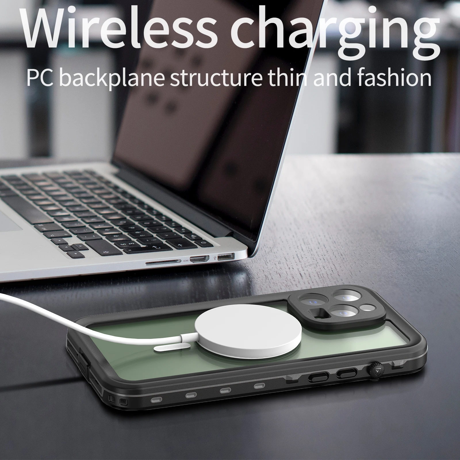 Shellbox-Bestseller Magnetische Stoßfeste Staubdichte IP68 Professionelle Wasserdichte Handyhülle für iPhone 16 Pro Max/15/14/13 – Detail 6