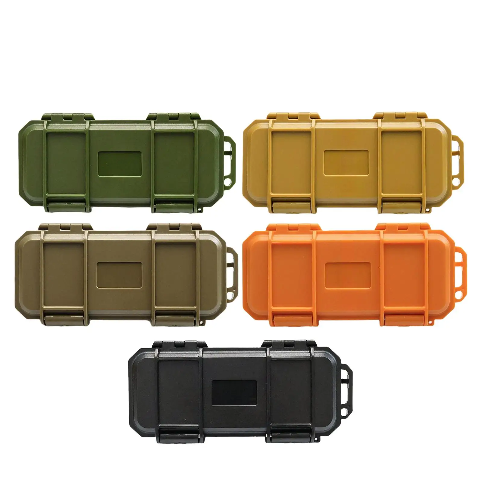 EDC Tool Case Box Organizer Protective for Outdoor Survival Multipurpose 6.9x3.3inch Built in Foam Sponge Shockproof Waterproof