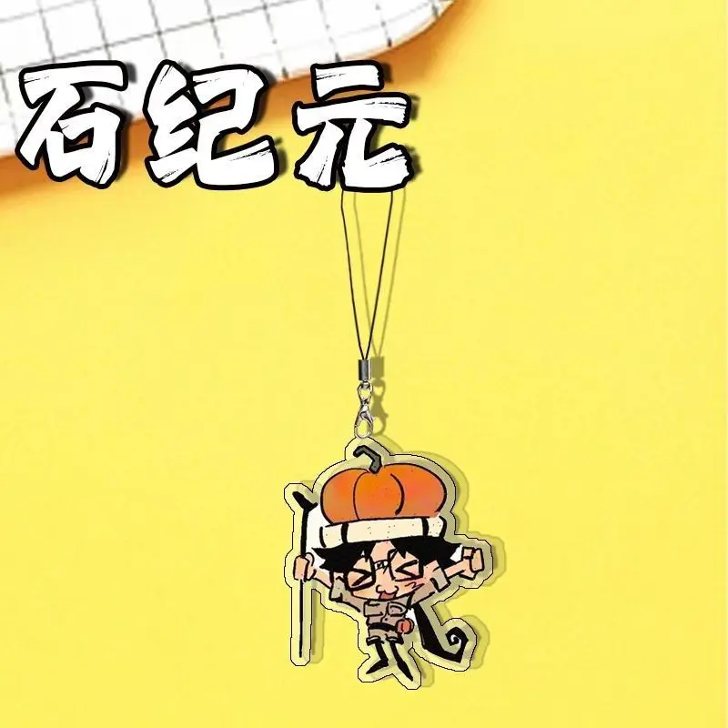 Anime Dr.STONE Ishigami Senkuu Gen Asagiri Acrylic Phone Lanyards Phone Charm Decoration Backpack Accessories - view 2