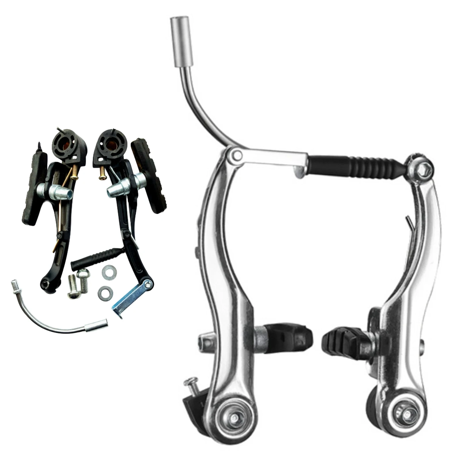Aluminiumlegierung Fahrrad V-Modell Bremse Links Rechts Innen- und Außenbremszüge für die Meisten Fahrräder Rennräder – Detail 2