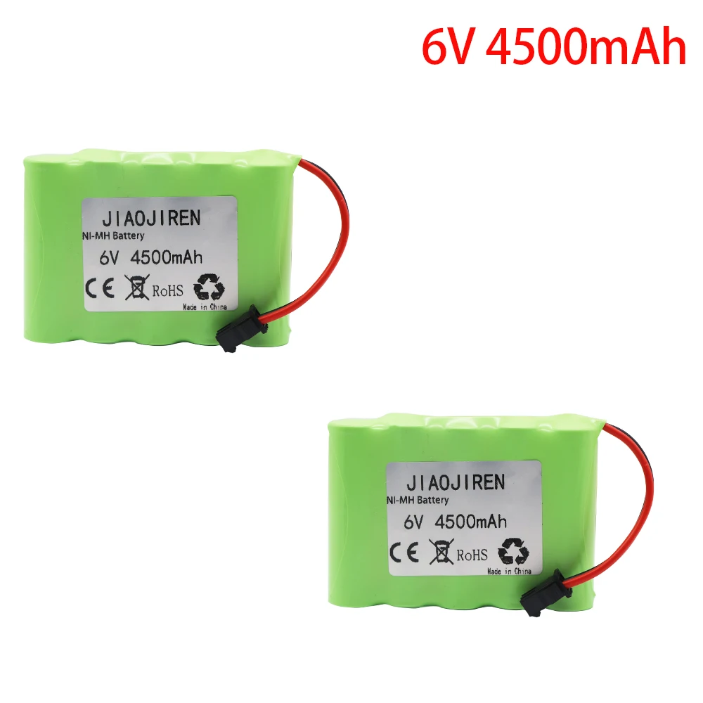 6v 4500mAh akumulator i ładowarka dla samochodów RC czołgi działa 6v NiMH bateria Aa 3500mah 6v ładowalny akumulator