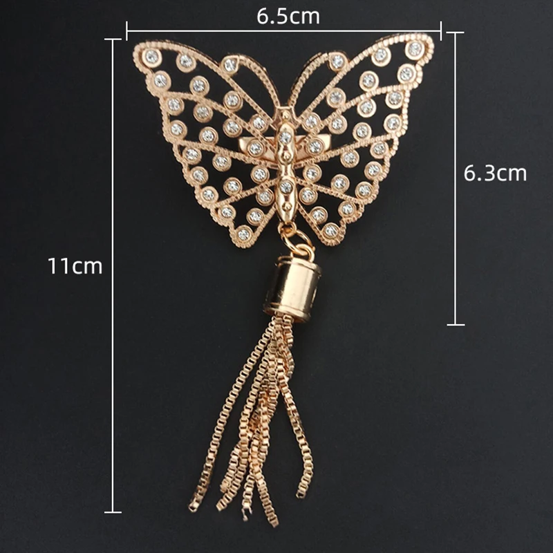 Fashion Geometric Metal Bag Decoration Buckle Tassel Pendant Buckle For Handbag Purse Hardware DIY Crafts Bag Accessories