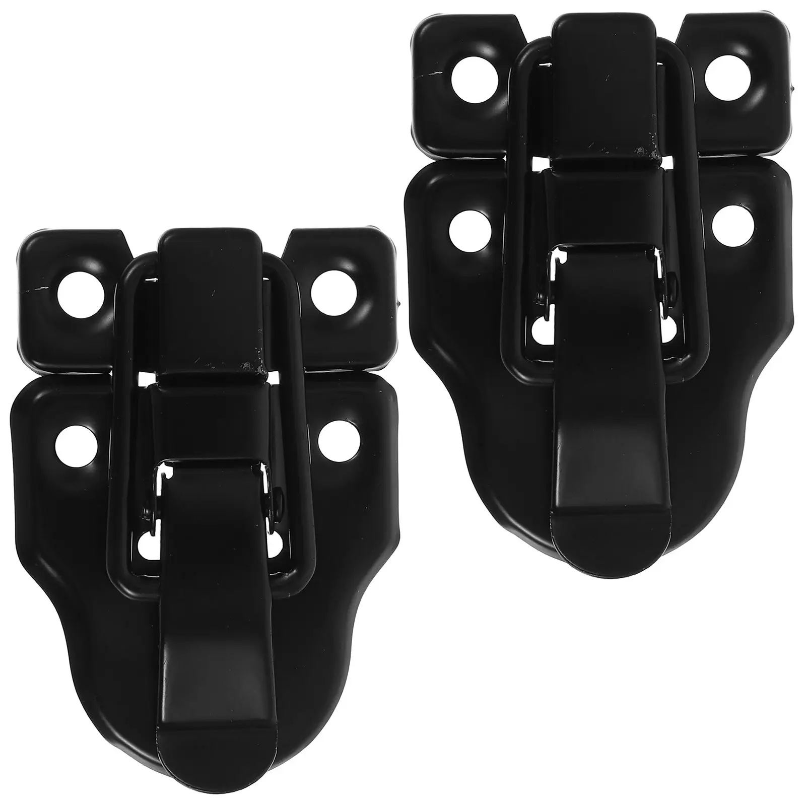 

Buckle Metal Latch Cabinet Hasp Latches for Wood Boxes Hardware Chest Lock Brass Retro Style Duckbilled Toggle