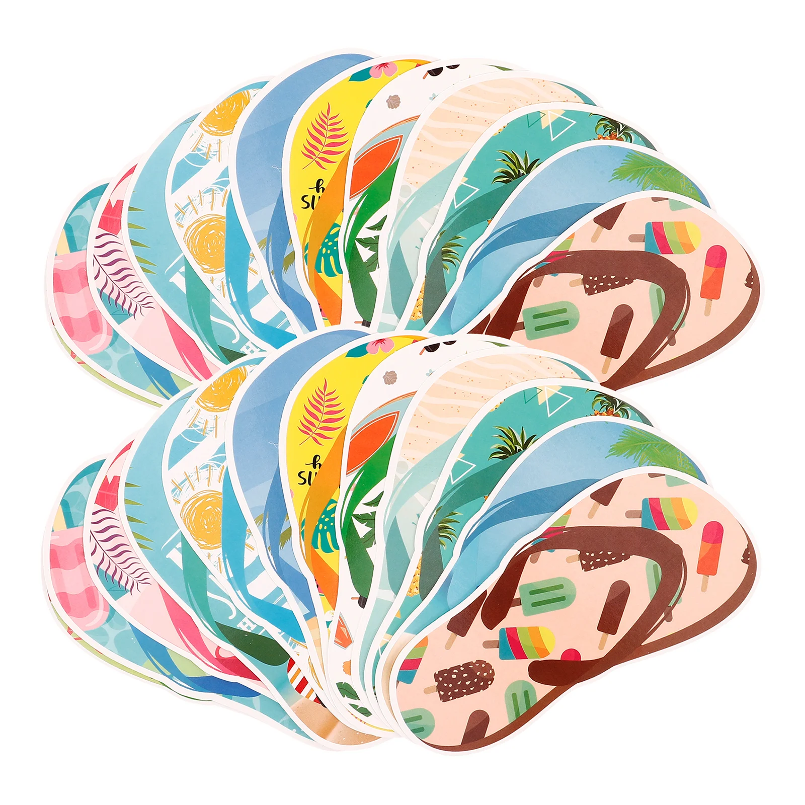 

Beach Themed Stickers Decorations Setting Props Party Aesthetic Decorative Hawaiian Favor
