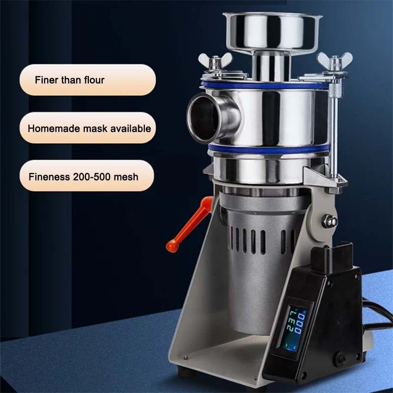 HC-18 Air Flow Ultrafine Pulverizer 2300W Ultrafine Electric Grinder Laboratory Pearl Medicinal Material Grinding Machine