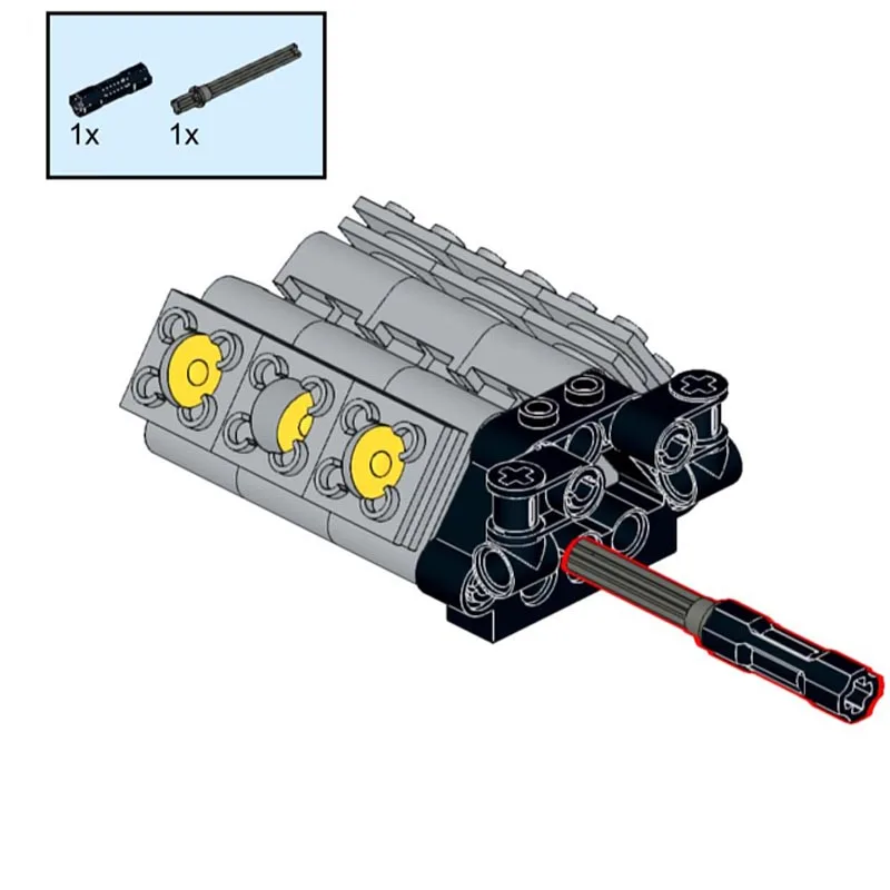 MOC-119167 A522ทางเทคนิคใหม่ชุดของเล่นเด็กสำหรับสร้างโมเดลรถยนต์บล็อกสำหรับสร้างทีมของเล่น kado ulang tahun