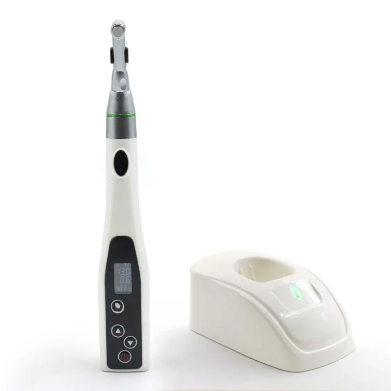 Dentals Wireless 16:1 Reduction Contra Angle Endo Motor Endodontic Treatment Root Canal With LED