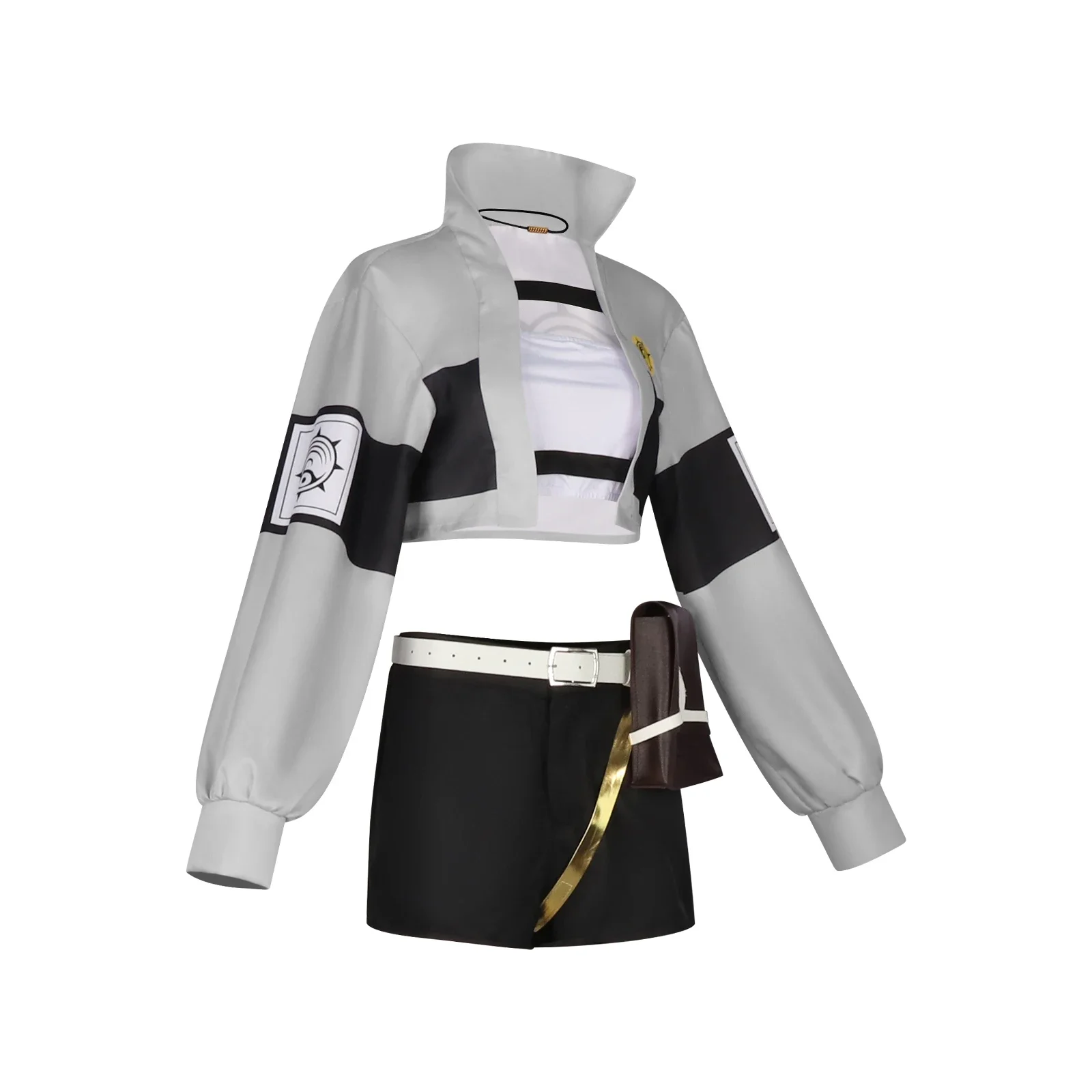 

Anime Gachiakuta Riyo Reaper Cosplay Costume Uniform Jacket Halloween Party for Women Girls