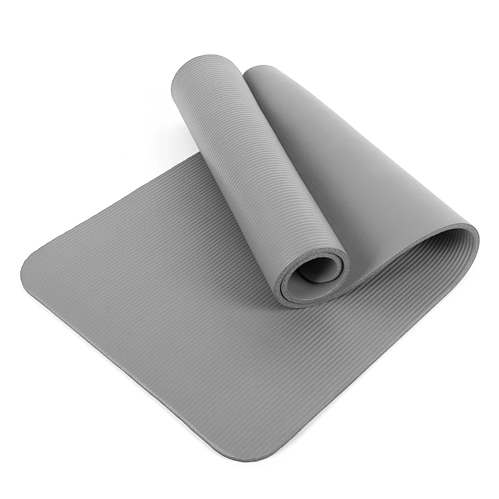 NBR Yoga Mat 1830mm*610mm*10mm Closed-Cell Foaming Body Yoga Mat Light Weight Non-slip Exercise Mat