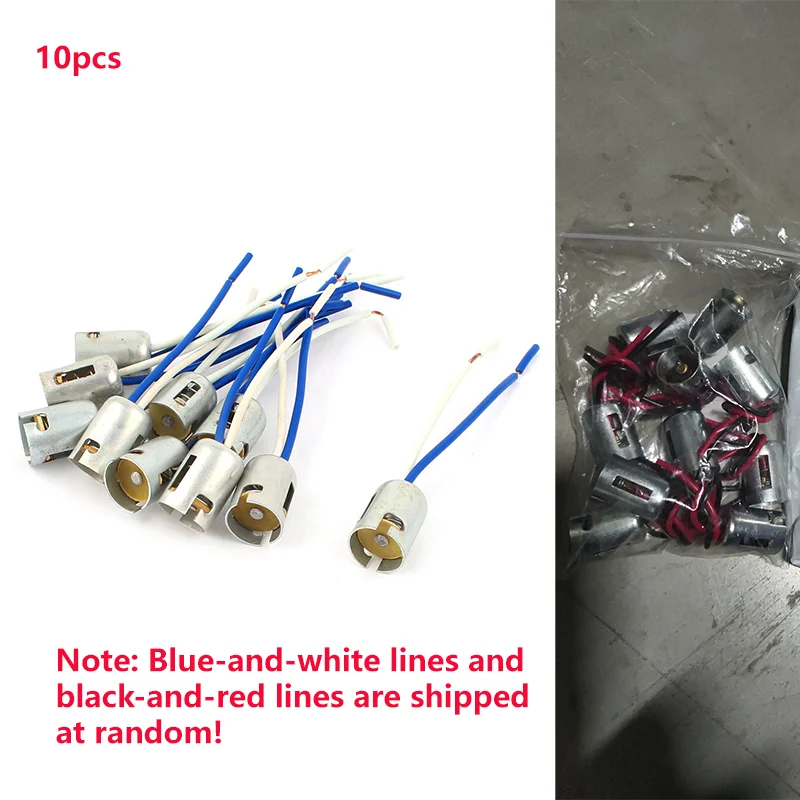X Autohaux 2/3/5/10 Pcs 1156 Ba15s S25 Parallel Car Tail Brake Bulb Led Turn Tail Wired Light Extension Socket Connector