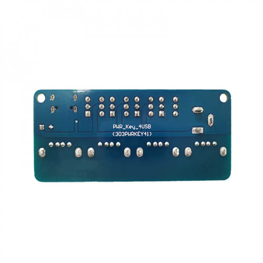 Power Expansion Module Button Control USB HUB Distribution Board DC 5V Power Supply Expansion Module 4-Way USB Power Supply HUB