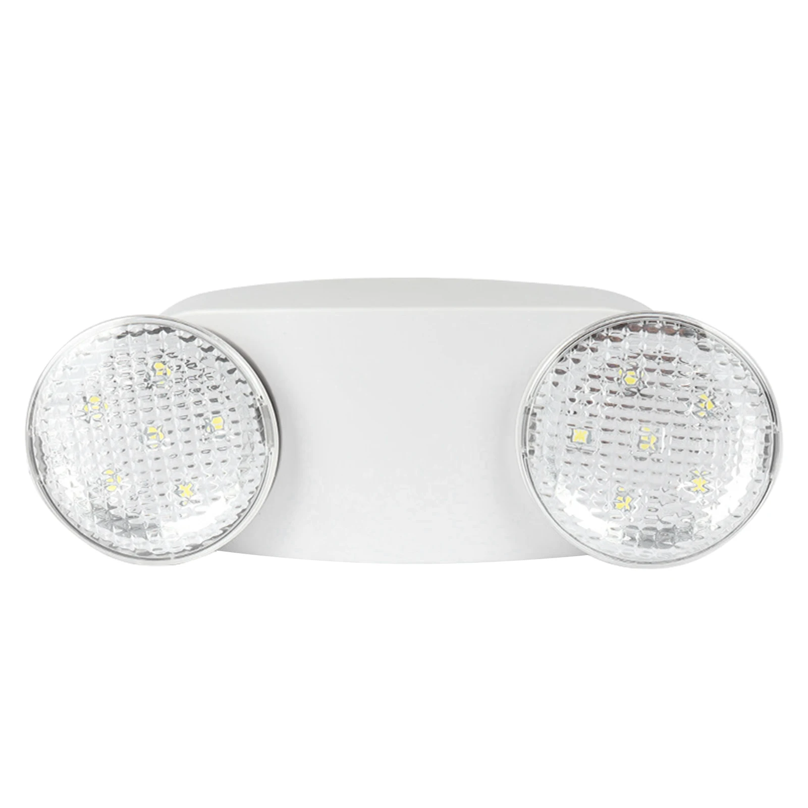 

LED Emergency Light with 200LM High Brightness 2 Lamps 120 Minute Battery Backup Power Rotary Light Head for Home Office