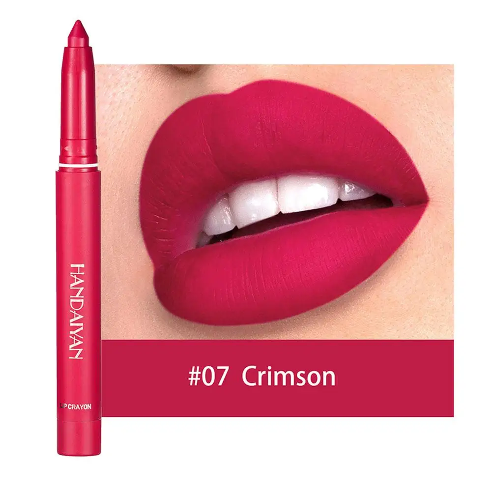 Lip Liner Bleistift wasserdicht nackt matt Kontur Tönung Antihaft Lippenstift dauerhafte Lip liner Cup Spitzer mit glatten langen Penc l3p5