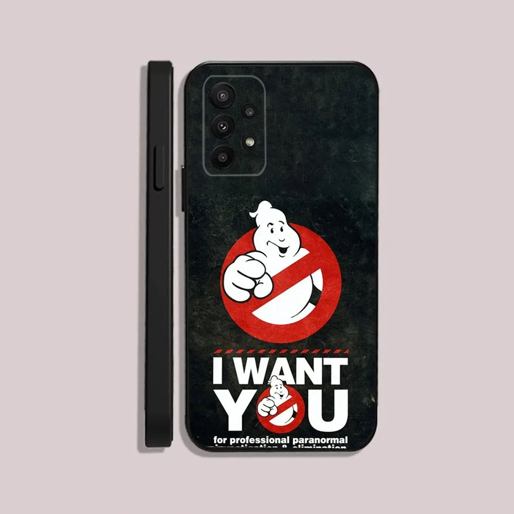 Movie G-Ghostbusters Phone Case For Samsung S24,23,22,30,21,10,9,Ultra,Plus,Lite,FE,5G Black Soft Case