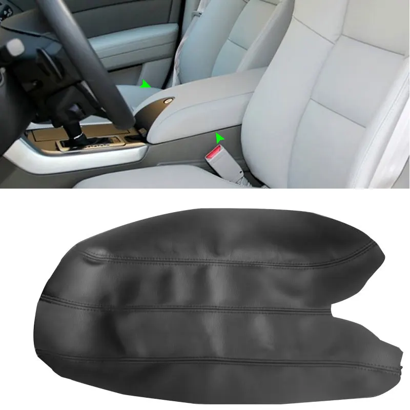 For Acura RDX 2007 2008 2009 2010 2011 2012 Microfiber Leather Center Console Armrest Box Cover Protection Trim