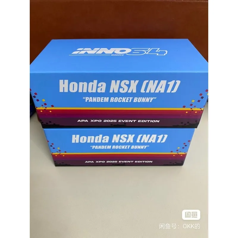 

INNO 1:64 Foshan Limited Edition Модель автомобиля Honda NSX с радужной росписью, модель автомобиля из литого под давлением сплава, украшение для взрослых, праздничный подарок.