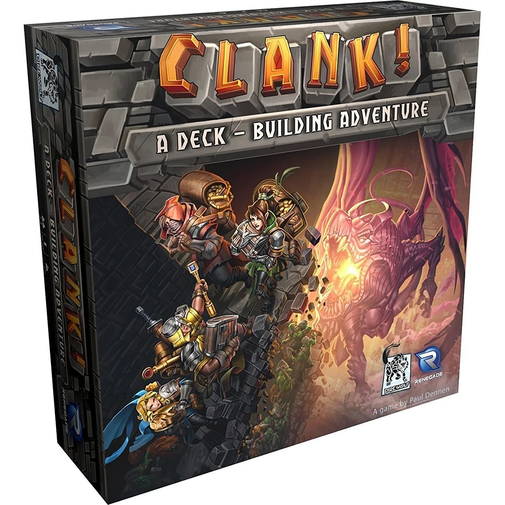 Clank Board Game A Deck Building Adventure Game For 2-4 Players Fast And Intense Dungeon Delving Experience