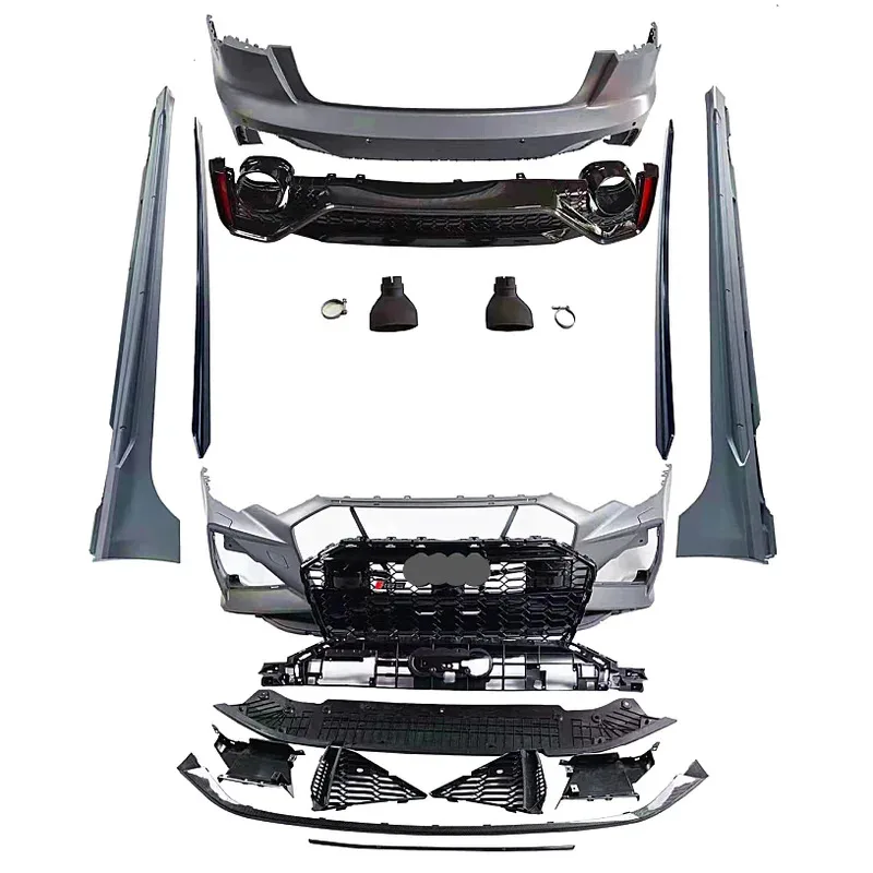 

Complete Set Car Bumpers Body Kit for A6 C8 2019-2022 Upgrade High Quality PP RS6 Bumper A6 RS6 Body Kit