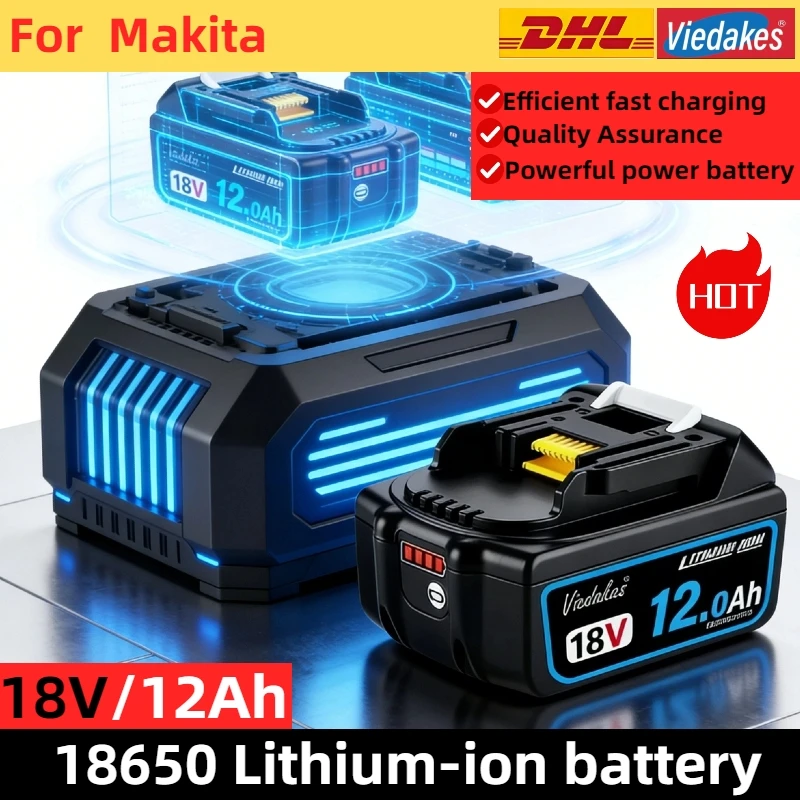 

Original for Makita 18V Battery, for Makita DGA404 DTD173 DDF487 DTW700 DRT52 DHP489 DJV182 HR140Z, for Makita 18V tool Battery