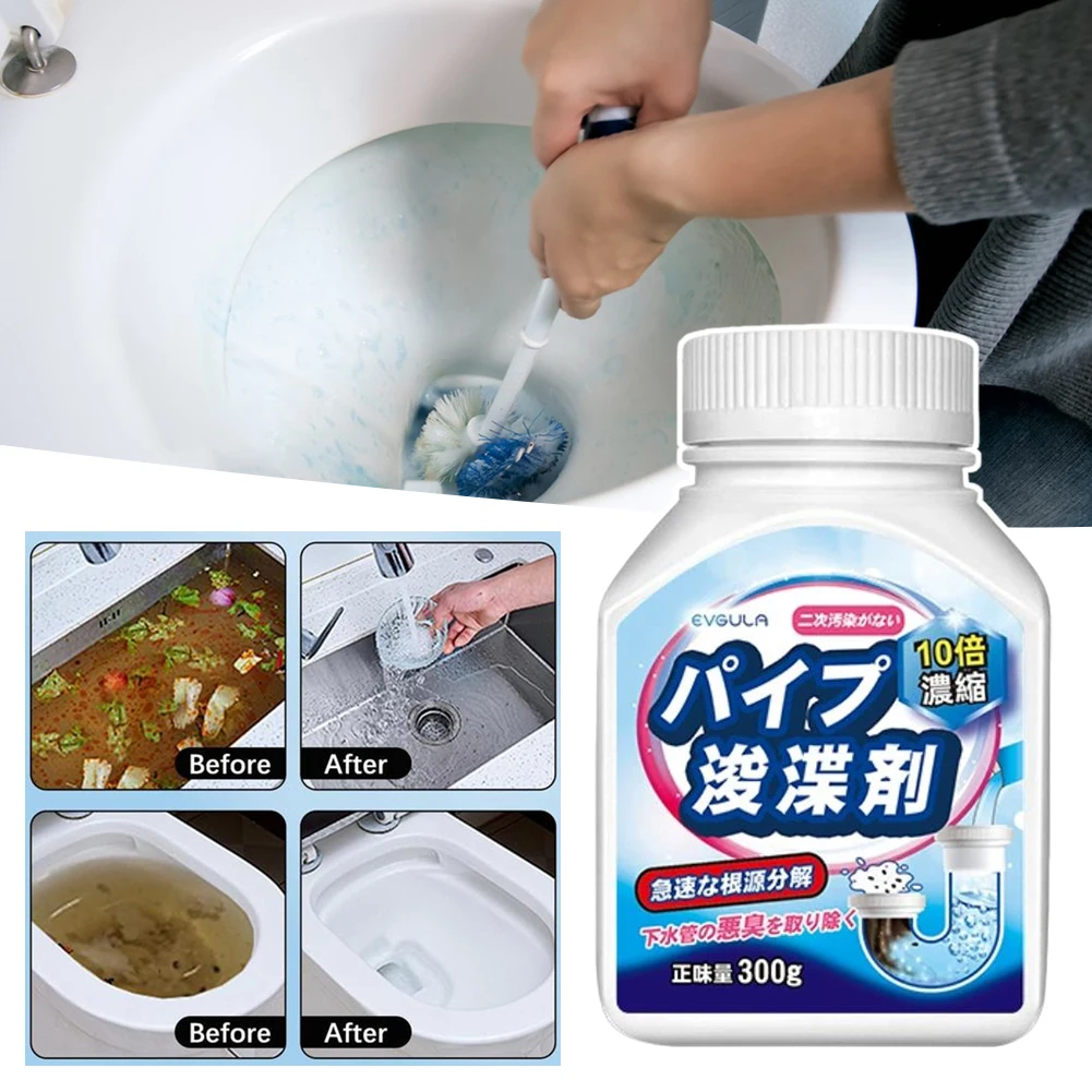 

Heavy Duty Drain Cleaner For Hair Clogs Rapidly Dissolves Toughness Clogs In Minutes. Slow-Draining Shower