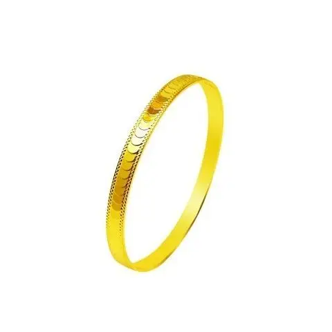 New Gold Plated Bracelet for Women Luxury Design Versatile Young Style Closed Bangle Fashion Jewelry Gift for Girlfriend