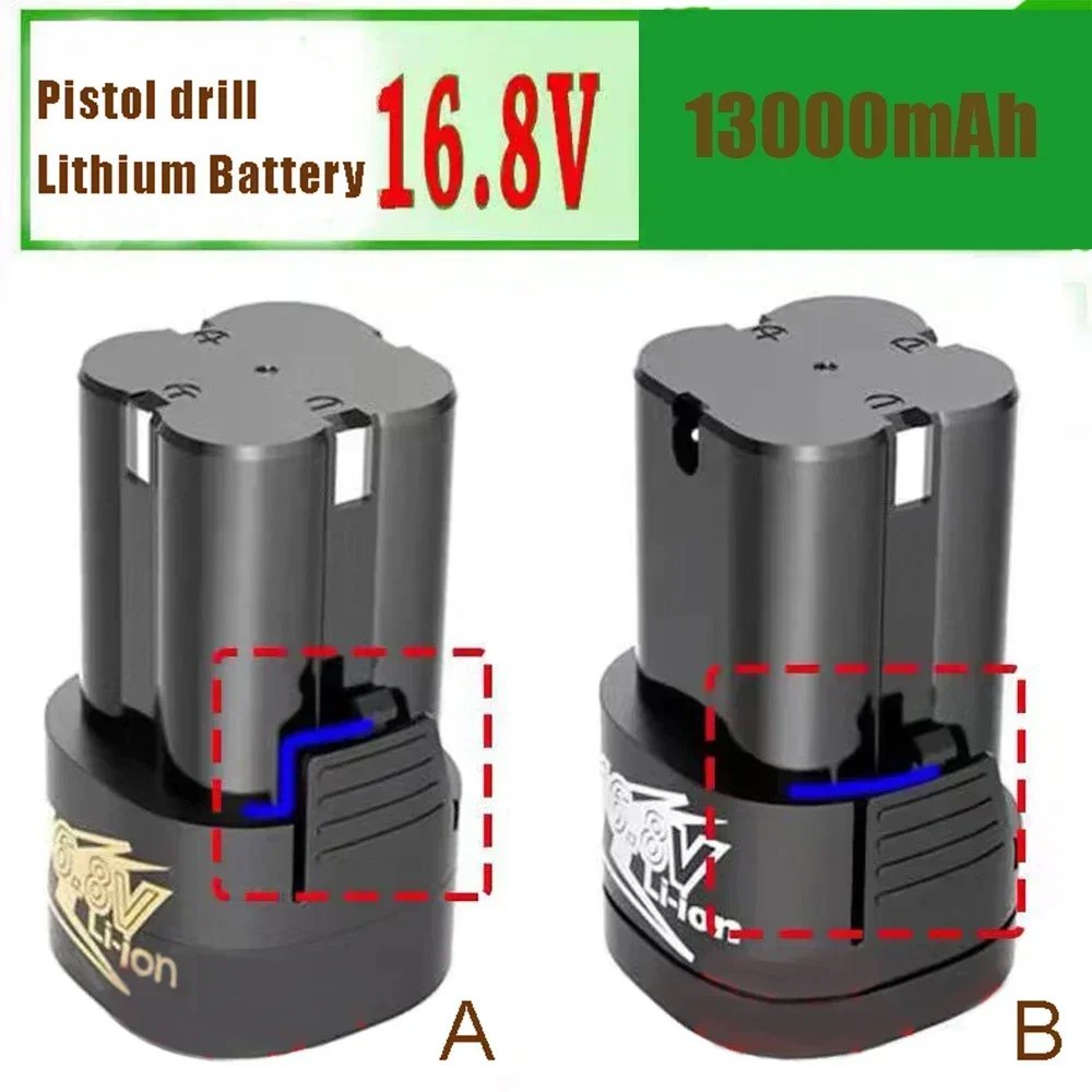 100% New 16.8V 13000mAh Tools Electric Battery for Rechargeable Drill Screwdriver Wireless Electric Drill