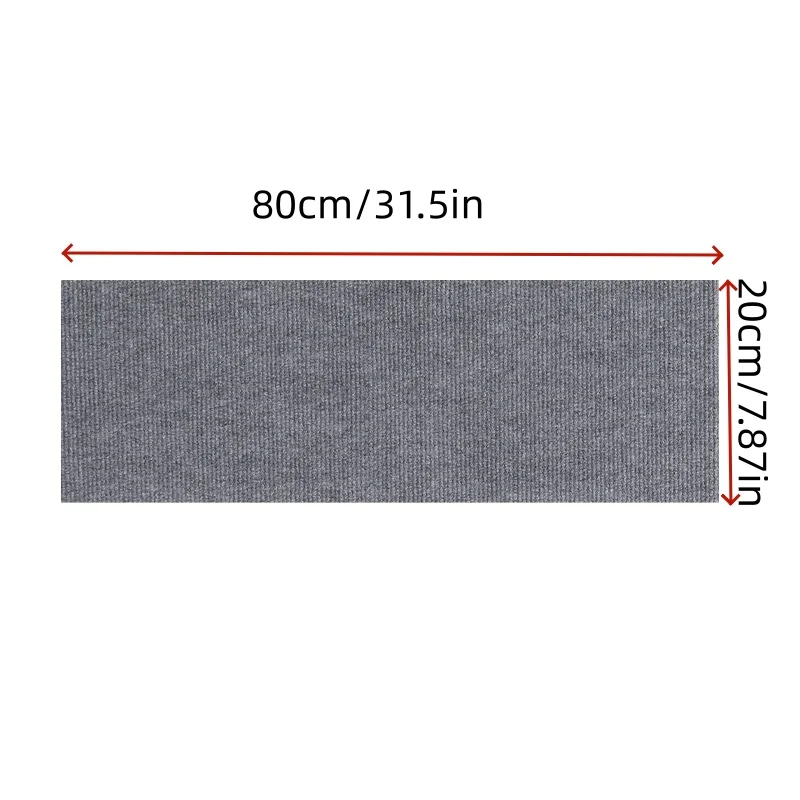 1pc Non-Slip Carpet Stair Treads Mats 20x80cm Self-adhesive Machine Washable Home Improvement Decoration Products