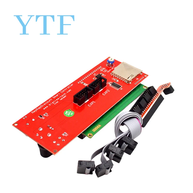 3D Impressora RAMPAS 1.4 Kit Kit 2004 LCD MEGA2560 R3 5pcs * A4988