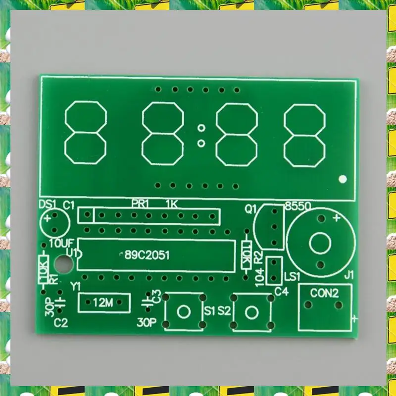3C Electron 4-Digit Digital Electronic Clock Kit, Microcontroller Digital Clock, 4-Digit Digital Clock Kit, Electronic DIY Kit E