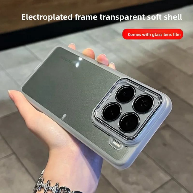 ل Xiaomi Mi 15T Pro حافظة لينة سيليكون شفافة عدسة واقية الغطاء الخلفي حافظة لهاتف Xiaomi Mi 15T 14T Pro #3