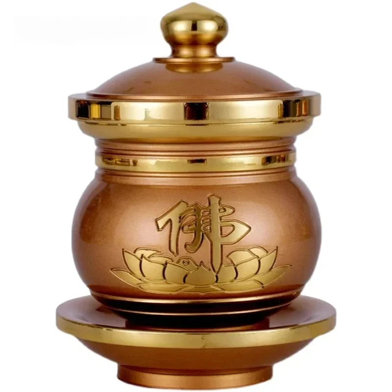 1 piece of metal offering wine glass Buddha front household Guanyin water purification tribute cup Buddha utensils