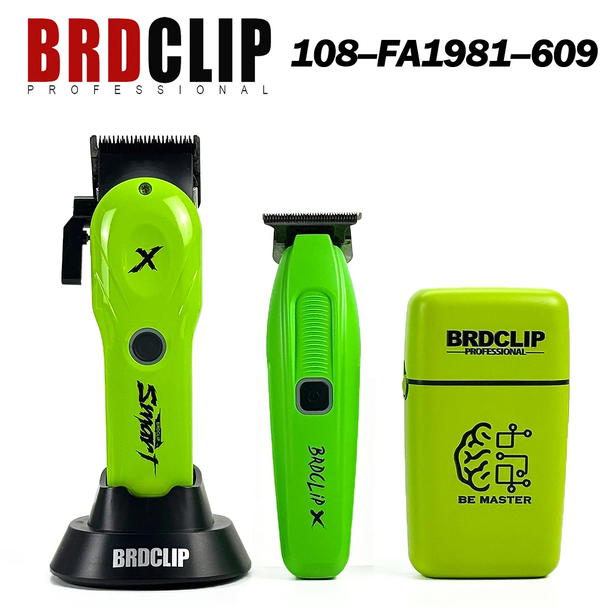

BRDCLIP Barbershop Professional Electric Hair Clipper BRD-108 FA1981 Trimmer Shaver 609 10000RPM Hair Finish Machine DLC Blade