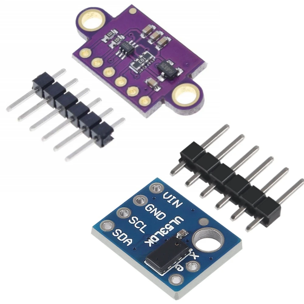 VL53L0X Time-of-Flight (ToF) Laser Ranging Sensor Breakout 940nm GY-VL53L0XV2 Laser Distance Module I2C IIC GY-530