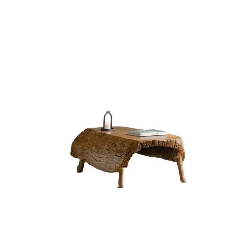 

Coffee table living room household solid wood coffee table B & B Japanese-style wabi-sabi furniture