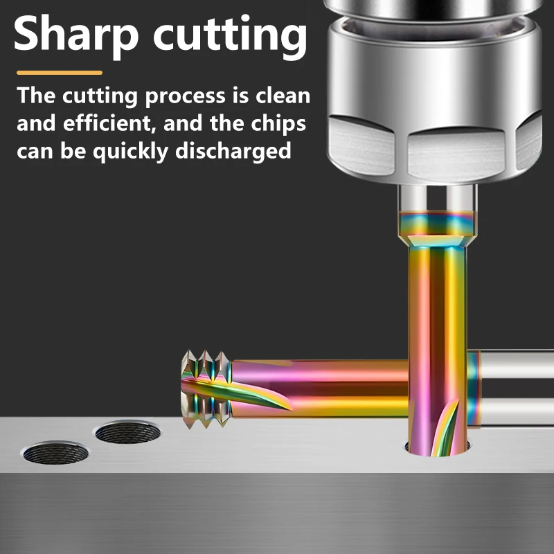 

ZUANTONG 1PCS Three Teeth Thread Milling cutter Carbide Tungsten Steel M1.4M1.6M2 M2.5 M3 M3.5 M4 M5 M6 M8 M10 M12 M14 M16 X100L
