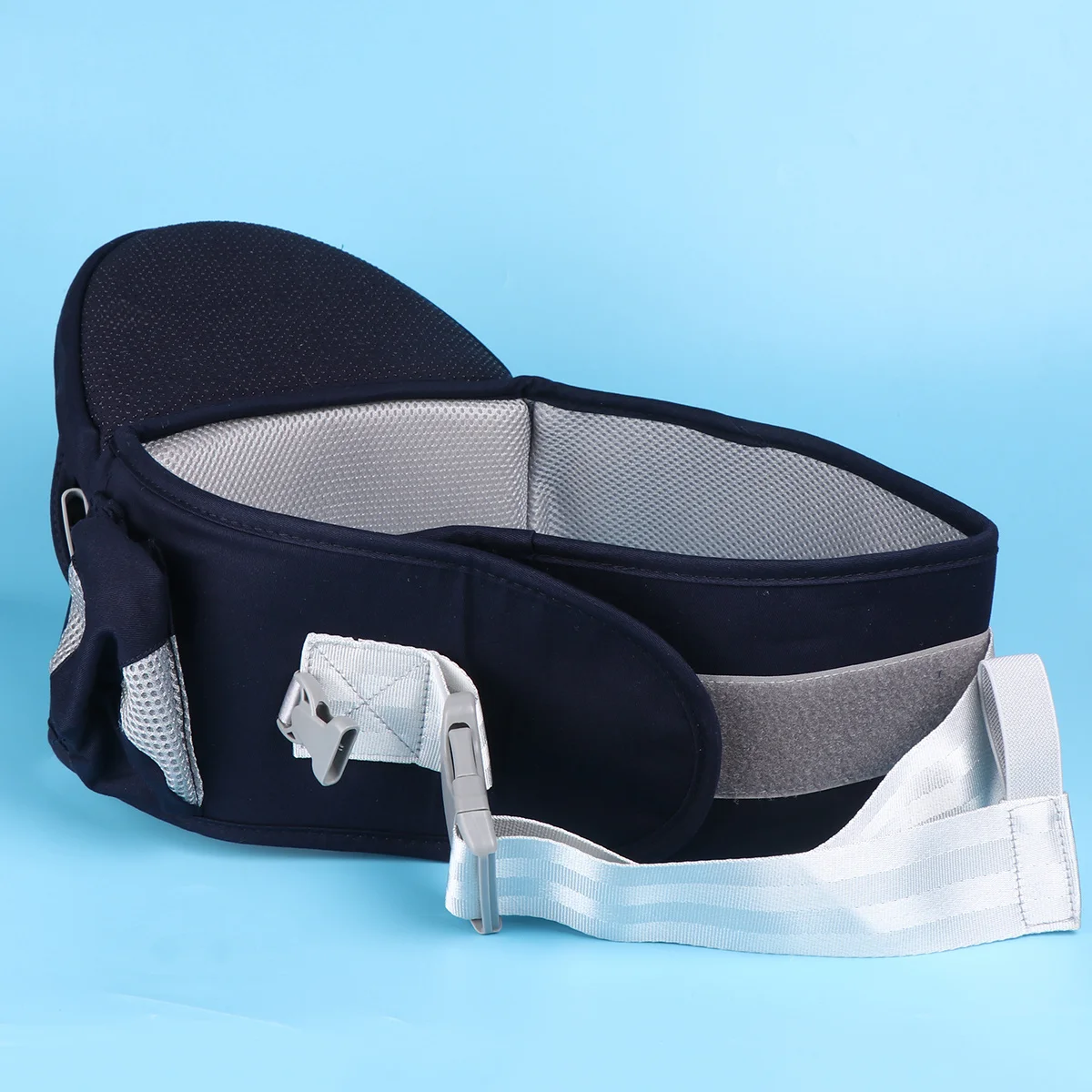 

Детский табурет на талии, темно-синий дышащий передняя переноска для малышей, детское набедренное сиденье, нескользящее, регулируемое, удобное, для улицы