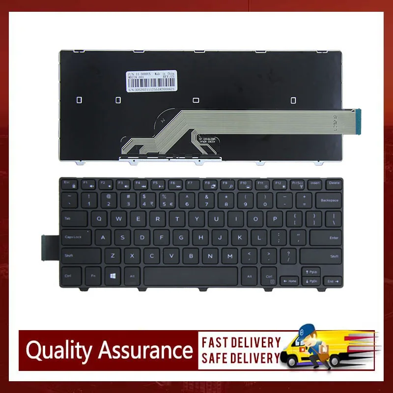 

New Laptop Keyboard replacement For Dell 14 3000 3441 3442 5447 3458 5443 3421 7447 P49G P49G P64G