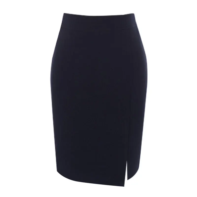 Womens Elegant Formal Skirts Knee Length Bandage Skirt Pencil Office Ladies Bodycon High Street Party Skirts Korean Fashion