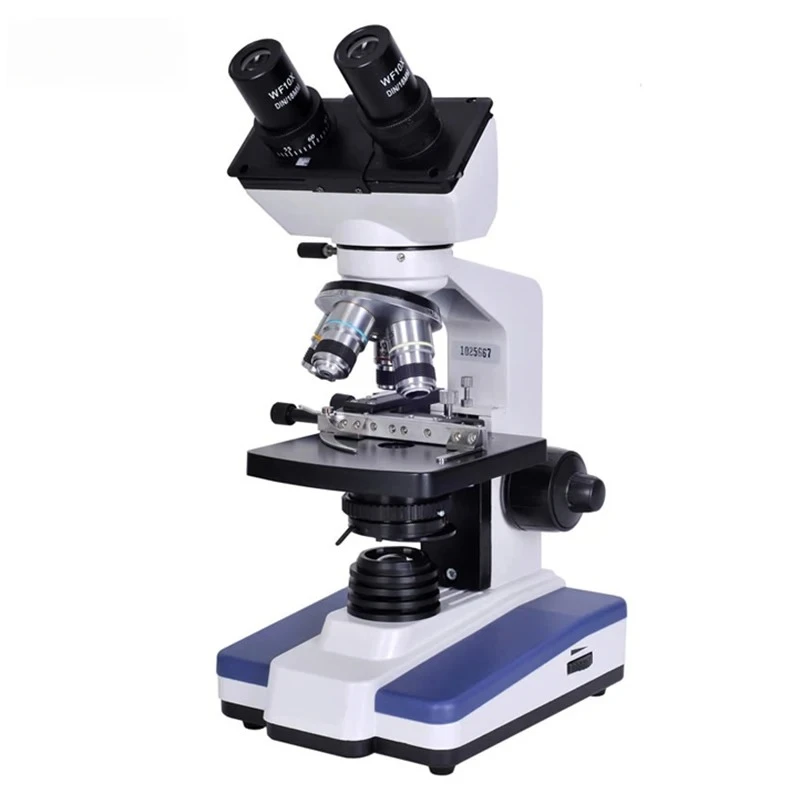 

OPTO-EDU A11.1133-C Раздвижной бинокулярный четырехканальный ахроматический 4x10x40x100x простой ступенчатый микроскоп со шкалой Vernial