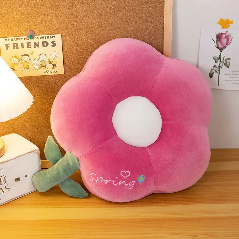 Cartoon Simulation Pflanze Blume Distel Lila Kirschblüte Plüsch Spielzeug für Kinder für Home Dekoration Gefüllte Pflanze Geschenke