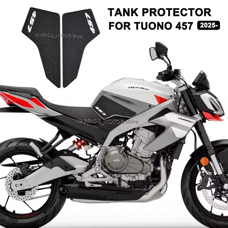 

Motorcycle Accessories Rubber Fuel Tank Stickers Kits Protection Thicken Stickers NEW For Aprilia Tuono 457 2025