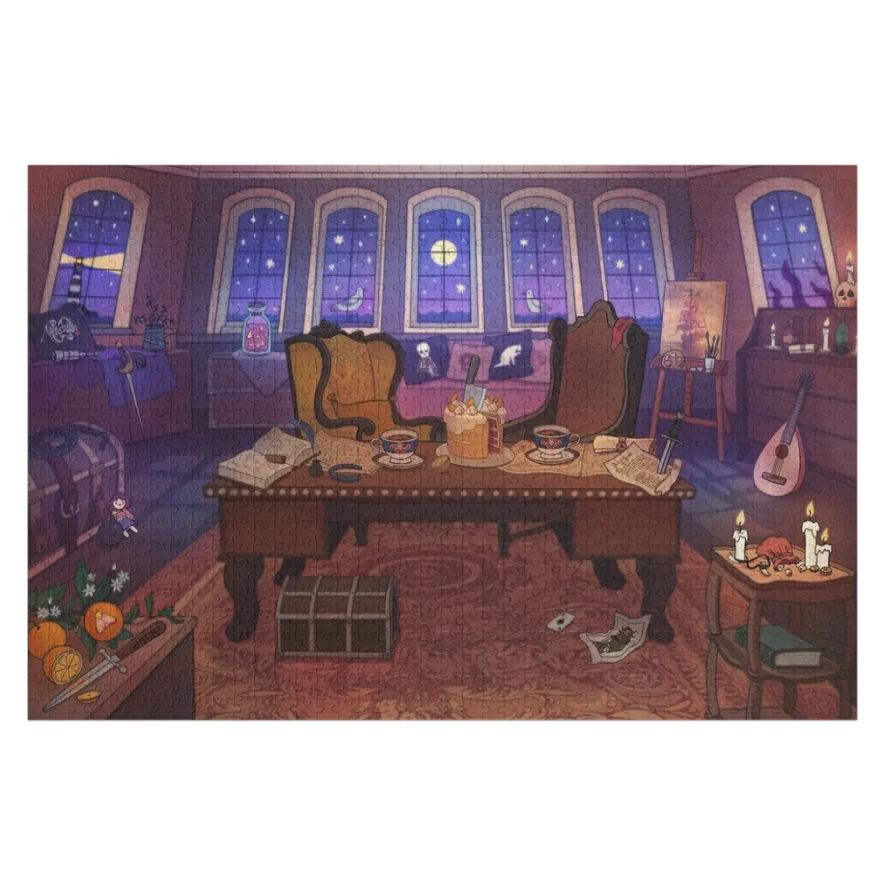 

Our Flag Means Death Captains Quarters Jigsaw Puzzle Adult Wooden Custom Kids Toy Iq Puzzle