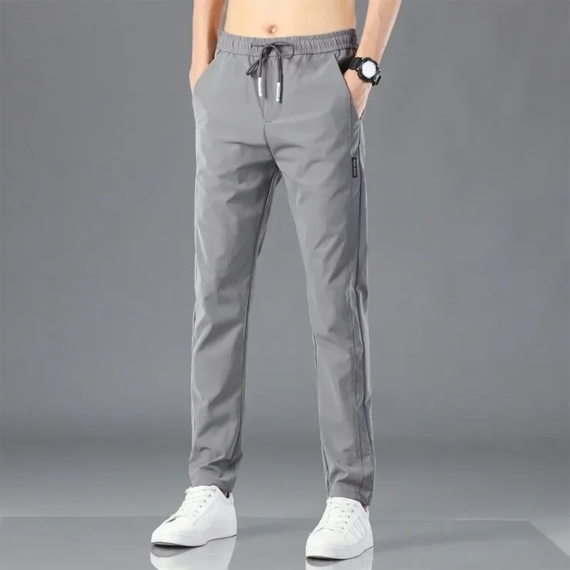 

Pants Spring and Autumn Sweatpants Men Youth Men Loose Sweatpants Casual Floor Spread Straight Pants Men